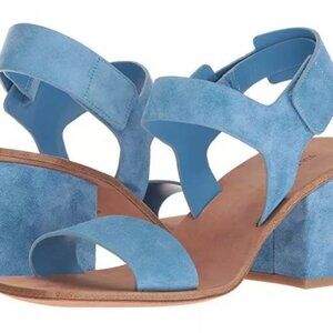 Via Spiga sky blue strappy heel sandals